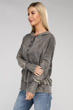 Load image into Gallery viewer, ZENANA French Terry Acid Wash Kangaroo Pocket Hoodie