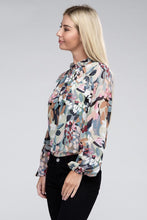 Load image into Gallery viewer, Nuvi Apparel Chiffon Floral Blouse