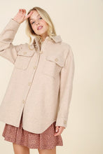 Load image into Gallery viewer, Lilou Light beige shacket with pockets