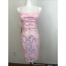 Load image into Gallery viewer, Spaghetti Straps Sparkly Sequins Bodycon Mini Dress, XS, 21F-195D001