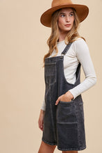 Load image into Gallery viewer, Annie Wear Wide Strap Denim Overall Dress with Pockets