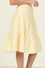 Load image into Gallery viewer, HYFVE CALL IT A DAY TIERED MIDI SKIRT