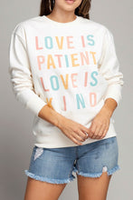 Load image into Gallery viewer, Lotus Fashion Collection Love Is Patient Love Is Kind Sweatshirts