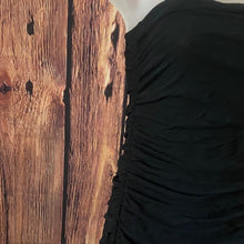 Load image into Gallery viewer, Elegant Black Strapless Dress, Medium, 1JJ-110D050