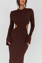 Load image into Gallery viewer, One and Only Collective Inc Long Sleeves with flared Cuffs Knit Maxi Dress