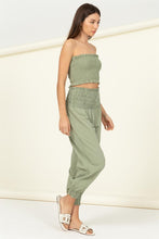 Load image into Gallery viewer, HYFVE LET LOVE SMOCKED TOP AND TROUSERS SET