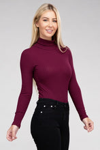 Load image into Gallery viewer, Ambiance Apparel Long-Sleeve Turtleneck Bodysuit