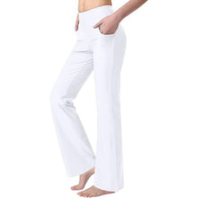 Load image into Gallery viewer, Bootcut Yoga Pants For Women With Pockets High Waisted,  Large, 10K-194B001