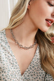 Lilou Bold chain necklace - silver