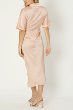 Load image into Gallery viewer, Nuvi Apparel Satin wrap dress