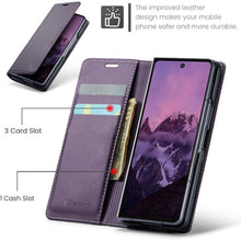 Load image into Gallery viewer, Galaxy Z Fold 7 Case Wallet Card Holder, PU Leather Kickstand, 20I-190PH002