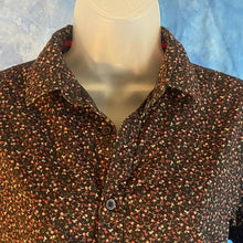 Load image into Gallery viewer, G by Guess Women's Black Floral Button-Up Shirt, Small, 2H-125T013
