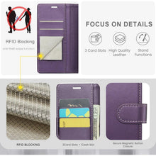 Load image into Gallery viewer, IPhone 16e, Credit Card Holder, PU Leather Folio Flip Kickstand, 20E-189PH001