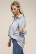 Load image into Gallery viewer, Nuvi Apparel Striped raglan sleeve shirt