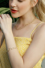 Load image into Gallery viewer, Lilou Chain bracelet and necklace set - gold