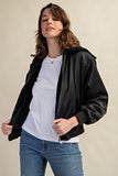 Sweet Generis REVERSIBLE ALL WEATHER FUR LINED BOMBER JACKET