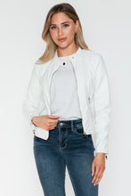 Load image into Gallery viewer, Snobbish PU Leather Zip Up Jacket with Pockets