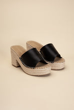 Load image into Gallery viewer, LOCK-1 ESPADRILLE MULE HEELS