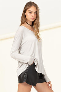 HYFVE Effortless Endeavor Oversized Long Sleeve Top