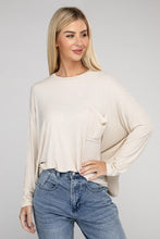 Load image into Gallery viewer, ZENANA Washed Ribbed Dolman Sleeve Round Neck Top