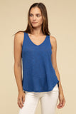 ZENANA V Neck Sleeveless Cami Top