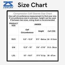 Load image into Gallery viewer, Running Leg Compression Sleeves Shin Splint, Calf Compression,15F-195Socks001