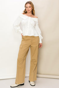 HYFVE WEEKEND CHILLER HIGH WAIST CARGO PANTS