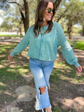 Load image into Gallery viewer, ONE ELEVEN NORTH Elliott Exposed Seam Sweatshirt in Five Colors