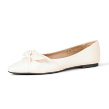 Load image into Gallery viewer, Pointed Toe Bow Ballet Flats, 9.5, SL4-167S003