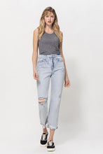 Load image into Gallery viewer, VERVET by Flying Monkey SUPER HIGH RELAXED CUFFED STRAIGHT JEAN