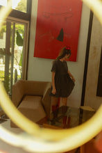 Load image into Gallery viewer, Annie Wear Mineral Washed Round Neck Short Sleeve Denim Dress