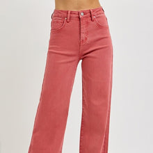 Load image into Gallery viewer, High Rise Tummy Control Wide Leg Jeans, Size 5(27) Front