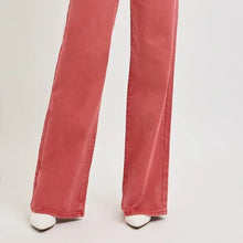 Load image into Gallery viewer, RISEN Full Size High Rise Tummy Control Wide Leg Jeans, Size 5(27), B005