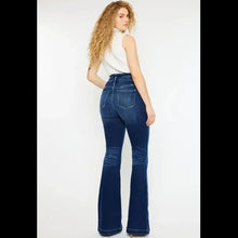 Load image into Gallery viewer, Kancan Button Fly High Rise Flare Jeans, 11/29, B012