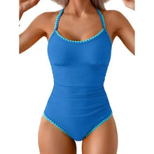 Load image into Gallery viewer, One Piece Ruched Swimwear, SMALL, 9J-145SWIM002