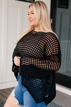 Load image into Gallery viewer, WHITE BIRCH Ask Anyway Fishnet Sweater