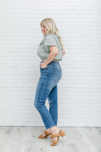 VERY J Golden Hour Top in Sage