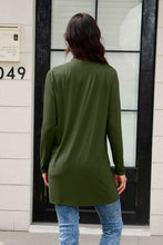 Load image into Gallery viewer, Basic Bae Full Size Open Front Long Sleeve Cardigan with Pockets