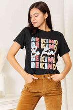 Load image into Gallery viewer, Simply Love BE KIND Graphic Round Neck T-Shirt