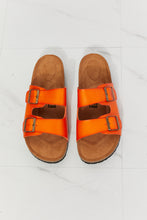 Load image into Gallery viewer, MMShoes Feeling Alive Double Banded Slide Sandals in Orange