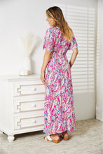 Load image into Gallery viewer, Double Take Multicolored V-Neck Maxi Dress