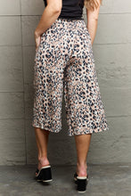 Load image into Gallery viewer, Ninexis Leopard High Waist Flowy Wide Leg Pants with Pockets