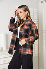 Load image into Gallery viewer, Double Take Plaid Dropped Shoulder Shirt