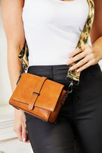 Load image into Gallery viewer, SHOMICO PU Leather Wide Strap Crossbody Bag