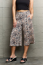 Load image into Gallery viewer, Ninexis Leopard High Waist Flowy Wide Leg Pants with Pockets