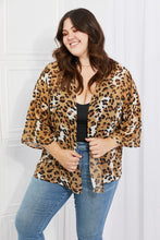 Load image into Gallery viewer, Melody Wild Muse Full Size Animal Print Kimono in Camel