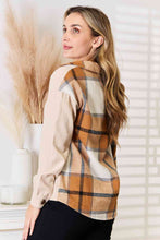 Load image into Gallery viewer, Double Take Plaid Print Dropped Shoulder Shirt