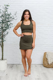 RAE MODE Next Move Sports Bra In Olive