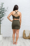 RAE MODE Next Move Sports Bra In Olive