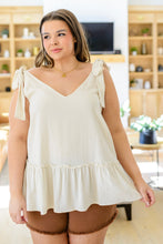 Load image into Gallery viewer, Andree by Unit All Tied Up Peplum Tank